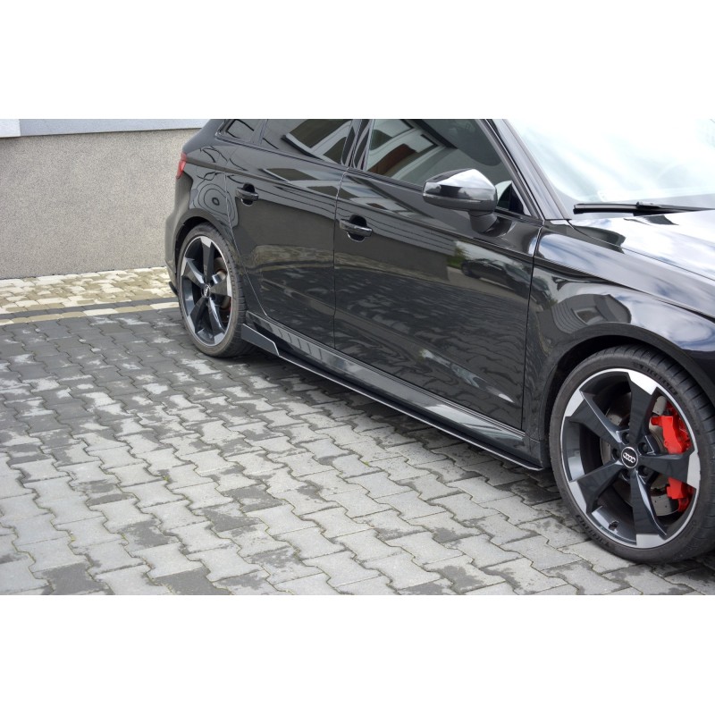 Racing Side Skirts Diffusers V.2 AUDI Audi RS3 8V FL Sportback a 357,56 € uniw-AU-RS3-8VF-CNC-SD2A*7624 chez CAROU TUNING