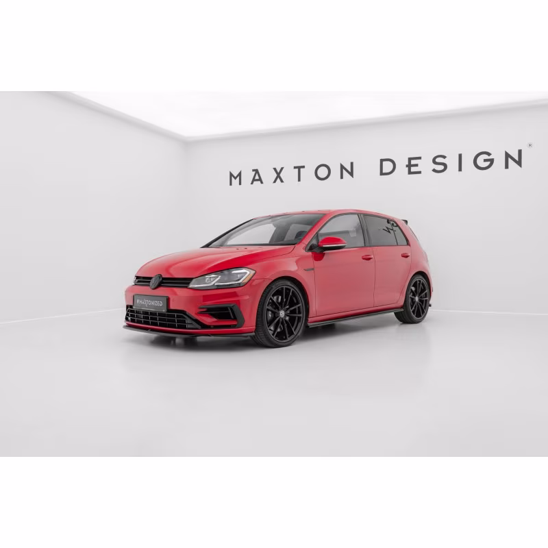 Front Splitter V.5 VW Golf 7 R / R-Line Facelift a 421,03 € uniw-VW-GO-7F-R-FD5G*7636 chez CAROU TUNING
