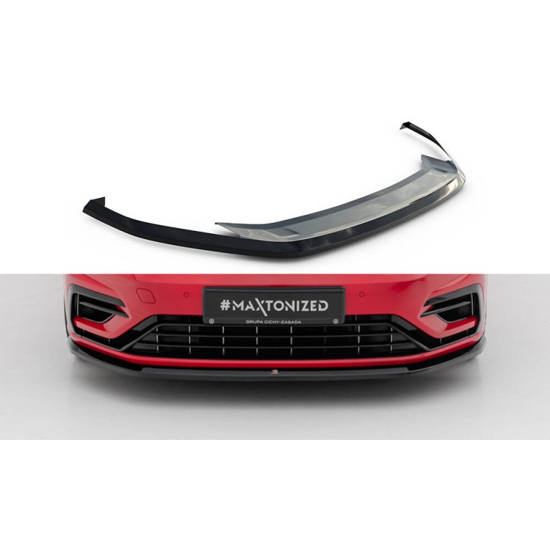Front Splitter V.6 VW Golf 7 R / R-Line Facelift a 421,03 € uniw-VW-GO-7F-R-FD6G*7639 chez CAROU TUNING