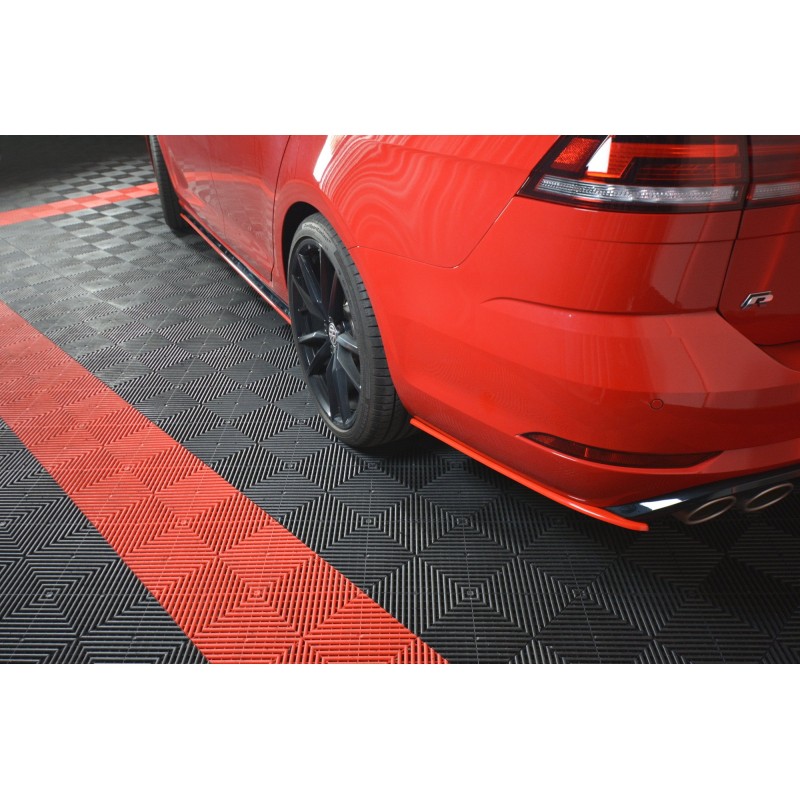 REAR SIDE SPLITTERS V.2 VW GOLF 7 R VARIANT FACELIFT a 188,30 € uniw-VW-GO-7F-R-VA-RSD2G*7651 chez CAROU TUNING