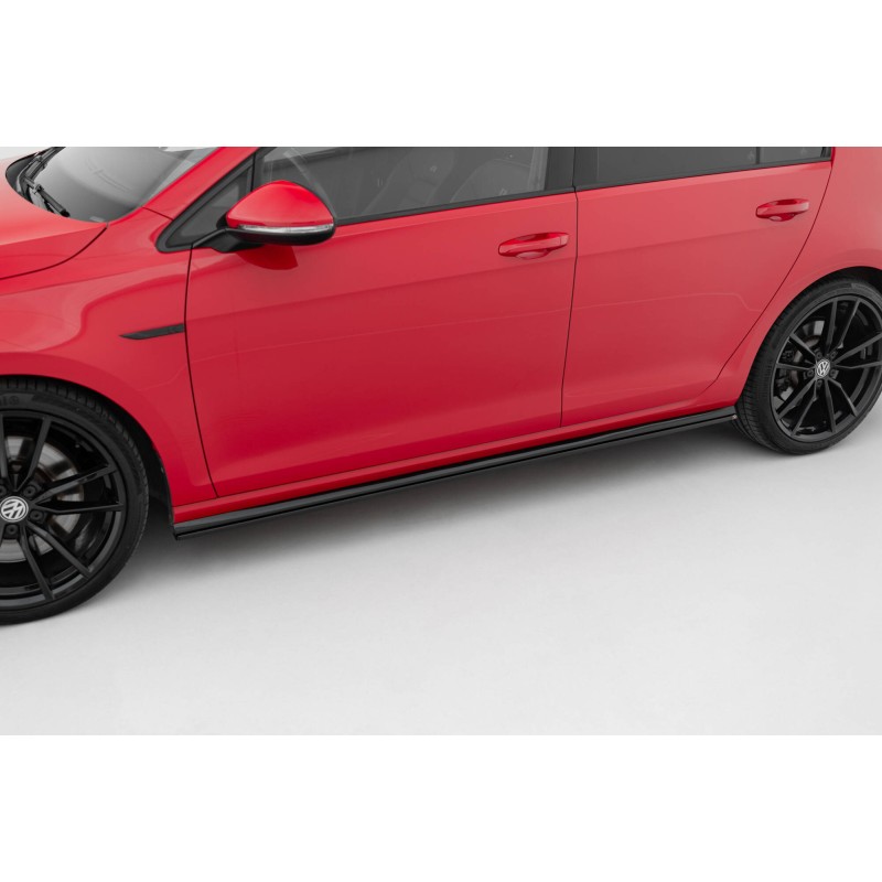 Side Skirts Diffusers V.2 VW Golf 7 R / R-Line Facelift a 421,03 € uniw-VW-GO-7F-R-SD2G*7655 chez CAROU TUNING