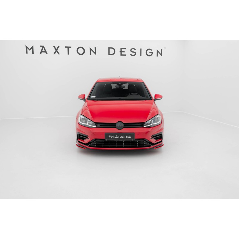 Front Side Splitters VW Golf 7 R / R-Line Facelift a 209,46 € uniw-VW-GO-7F-R-FD8RED*7661 chez CAROU TUNING