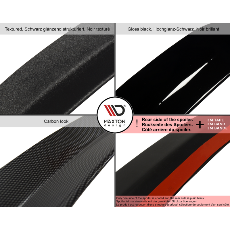 Spoiler Cap MASERATI QUATTROPORTE MK5 FACELIFT a 304,67 € uniw-MS-QP-5-CAP1G*7773 chez CAROU TUNING