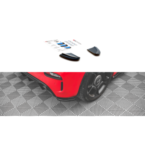 REAR SIDE SPLITTERS FIAT 500 ABARTH MK1 FACELIFT a 188,30 € uniw-FI-500-1F-AB-RSD1G*7801 chez CAROU TUNING