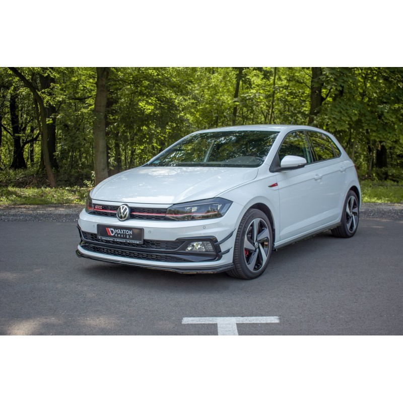 FRONT SPLITTER V.2 Volkswagen Polo GTI / R-line Mk6 a 421,03 € uniw-VW-PO-6-GTI-FD2G*8127 chez CAROU TUNING