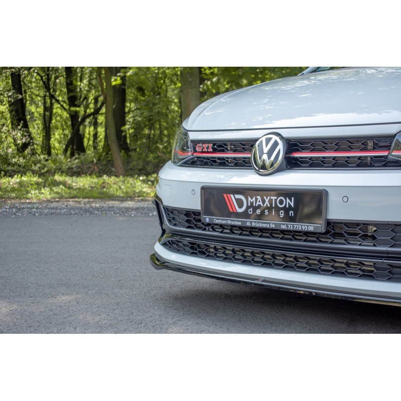 FRONT SPLITTER V.2 Volkswagen Polo GTI / R-line Mk6 a 421,03 € uniw-VW-PO-6-GTI-FD2G*8127 chez CAROU TUNING