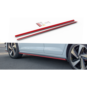 SIDE SKIRTS DIFFUSERS Volkswagen Polo GTI / R-line Mk6 a 421,03 € uniw-VW-PO-6-GTI-SD1G*8134 chez CAROU TUNING