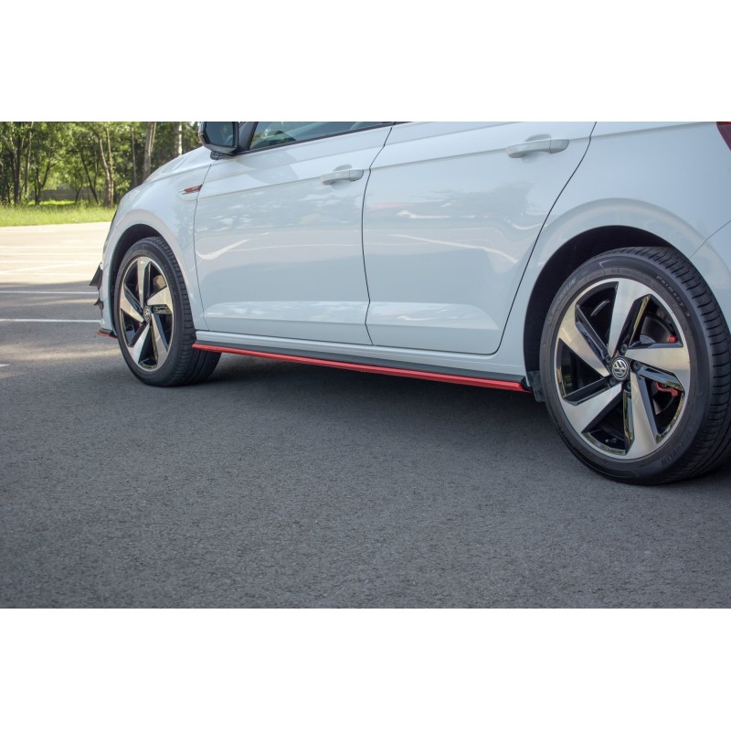 SIDE SKIRTS DIFFUSERS Volkswagen Polo GTI / R-line Mk6 a 421,03 € uniw-VW-PO-6-GTI-SD1G*8134 chez CAROU TUNING