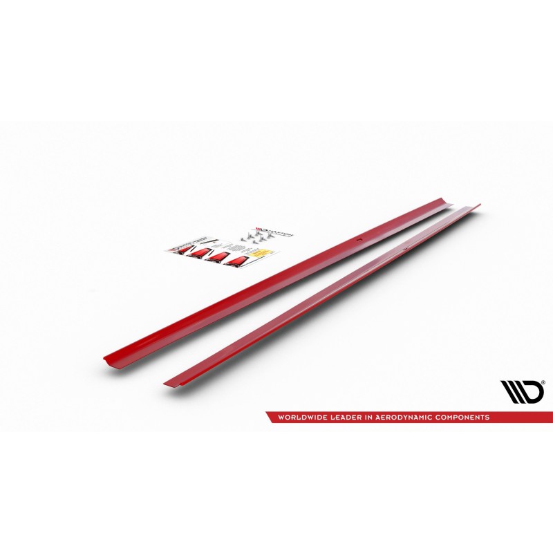 SIDE SKIRTS DIFFUSERS Volkswagen Polo GTI / R-line Mk6 a 421,03 € uniw-VW-PO-6-GTI-SD1G*8134 chez CAROU TUNING