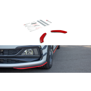 Splittery Przednie Boczne Volkswagen Polo GTI / R-line Mk6 a 209,46 € uniw-VW-PO-6-GTI-FD5G*8140 chez CAROU TUNING