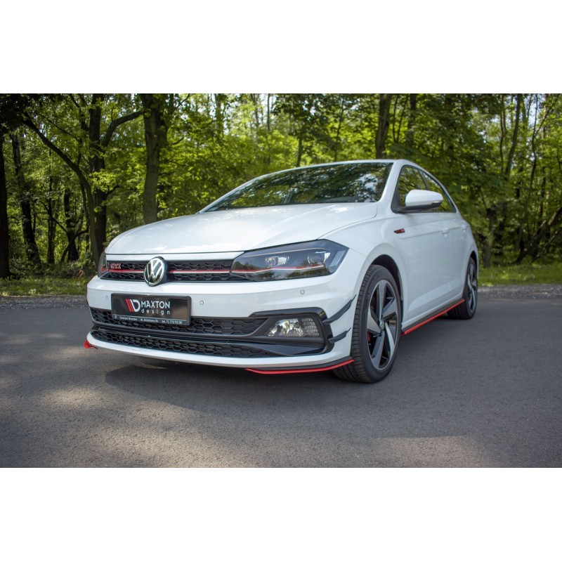 Splittery Przednie Boczne Volkswagen Polo GTI / R-line Mk6 a 209,46 € uniw-VW-PO-6-GTI-FD5G*8140 chez CAROU TUNING