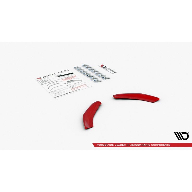 Splittery Przednie Boczne Volkswagen Polo GTI / R-line Mk6 a 209,46 € uniw-VW-PO-6-GTI-FD5G*8140 chez CAROU TUNING