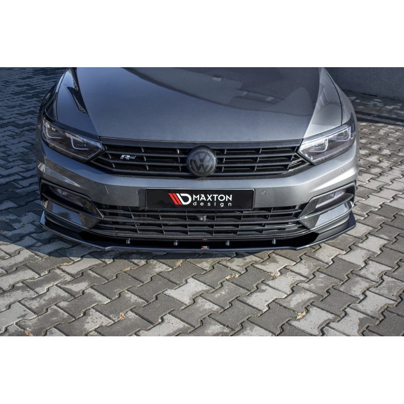 Front Splitter V.1 Volkswagen Passat R-Line B8 a 421,03 € uniw-VW-PA-B8-RLINE-FD1G*9088 chez CAROU TUNING
