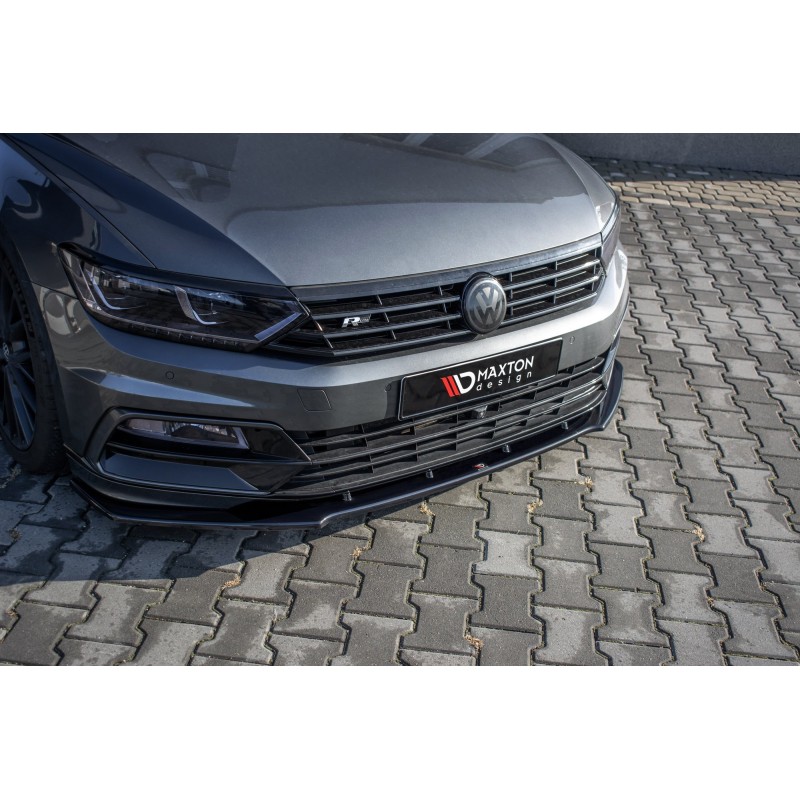 Front Splitter V.1 Volkswagen Passat R-Line B8 a 421,03 € uniw-VW-PA-B8-RLINE-FD1G*9088 chez CAROU TUNING