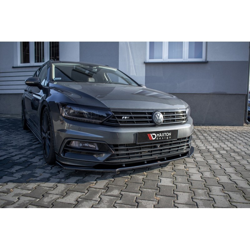 Front Splitter V.1 Volkswagen Passat R-Line B8 a 421,03 € uniw-VW-PA-B8-RLINE-FD1G*9088 chez CAROU TUNING