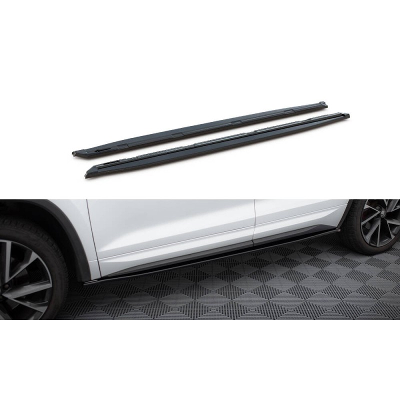 Side Skirts Diffusers Skoda Kodiaq Mk1 Sportline/RS a 421,03 € uniw-SK-KO-1-SL-SD2G*9383 chez CAROU TUNING