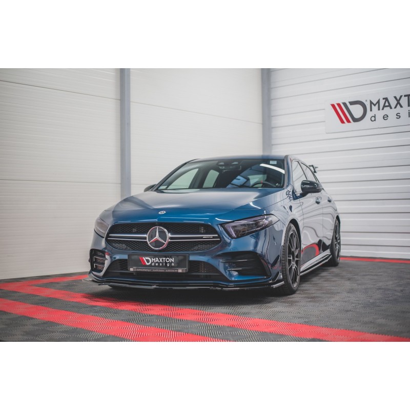 Front Splitter V.1 Mercedes A35 AMG Aero W177 a 421,03 € uniw-ME-A-177-35-FD1G*9421 chez CAROU TUNING