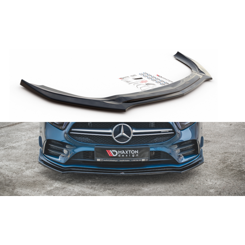 Front Splitter V.2 Mercedes A35 AMG Aero W177 a 421,03 € uniw-ME-A-177-35-FD2G*9428 chez CAROU TUNING