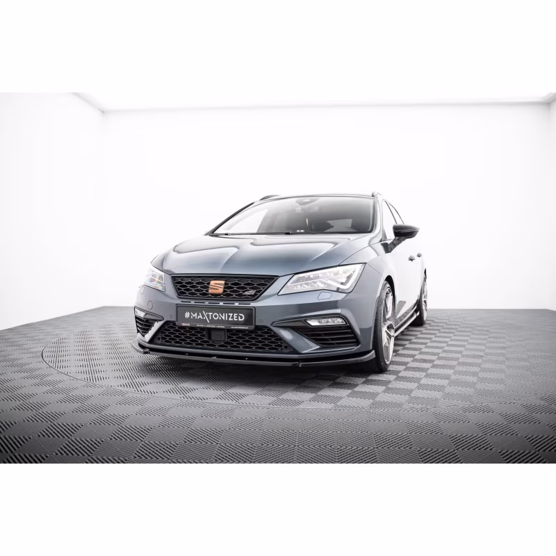 Front Splitter V.6 Seat Leon Cupra / FR Mk3 FL a 421,03 € uniw-SE-LE-3F-CU-FD6G*10191 chez CAROU TUNING