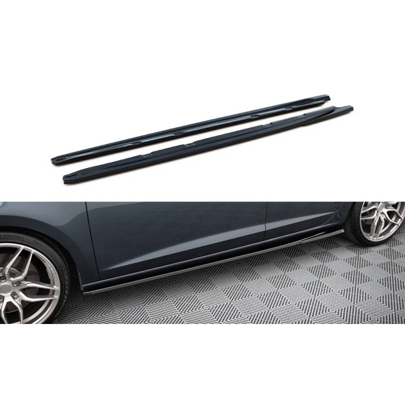 Side Skirts Diffusers V.5 Seat Leon Cupra / FR Mk3 FL a 421,03 € uniw-SE-LE-3F-CU-SD5G*10203 chez CAROU TUNING