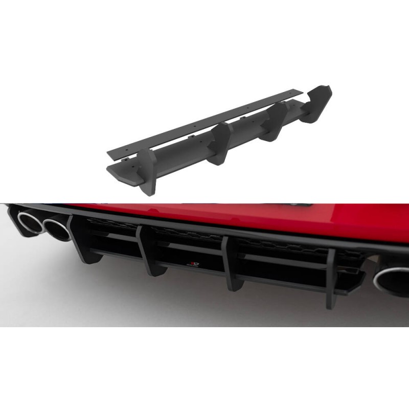 Street Pro Rear Diffuser VW Golf 7 R Facelift a 442,19 € uniw-VWGO7FRCNC-RS2BRB*10948 chez CAROU TUNING