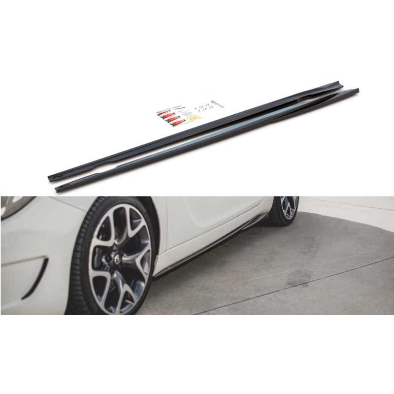 Side Skirts Diffusers Opel Insignia Mk. 1 OPC a 421,03 € uniw-OP-IS-1F-OPC-SD1G*10978 chez CAROU TUNING