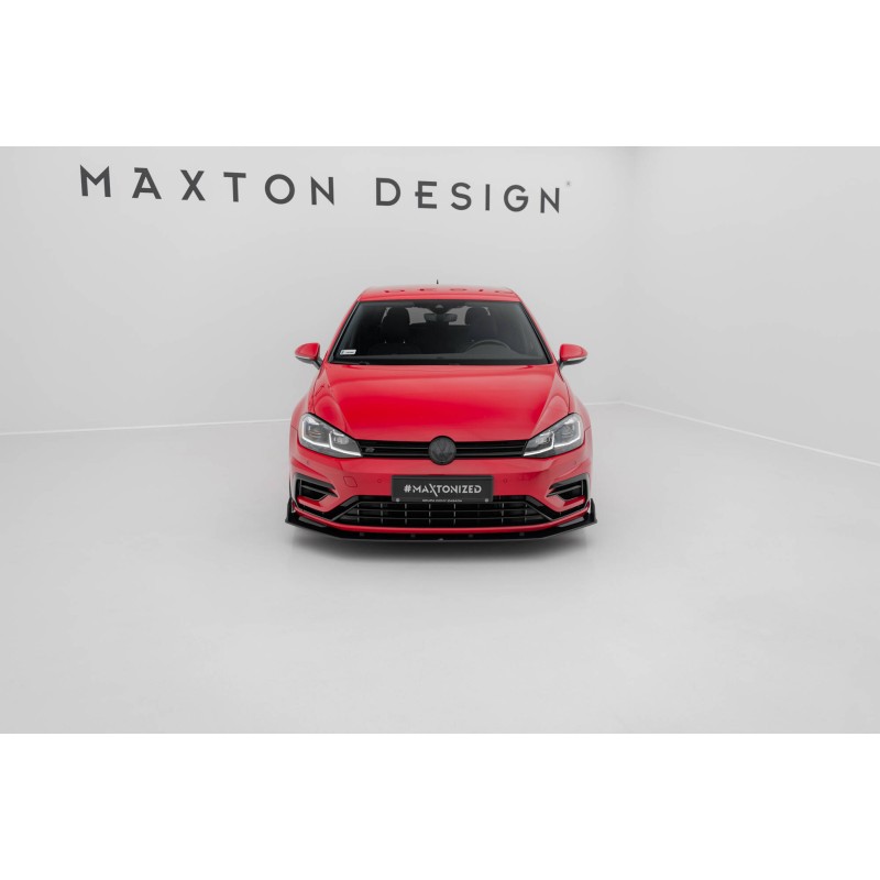 Racing Durability Front Splitter V.2 VW Golf 7 R / R-Line Facelift a 505,66 € uniw-VWGO7FRCNC-FD3BRB*10997 chez CAROU TUNING