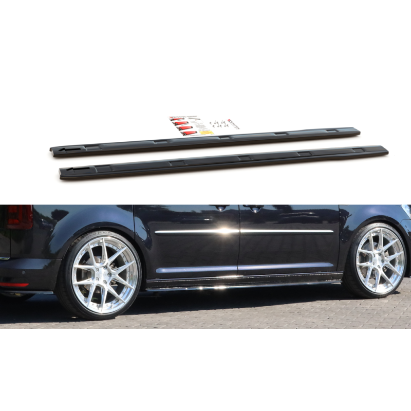 Side Skirts Diffusers Volkswagen Caddy Mk. 4 a 421,03 € uniw-VW-CA-4-SD1G*11001 chez CAROU TUNING