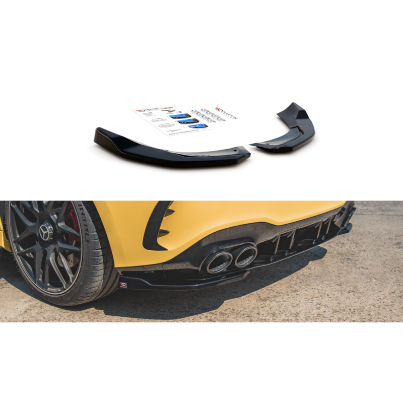 Rear Side Splitters Mercedes-AMG A 45 S Aero Pack W177 a 188,30 € uniw-ME-A-177-45-RSD1G*11373 chez CAROU TUNING