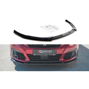 Front Splitter V.1 Peugeot 308 GT Mk2 Facelift a 421,03 € uniw-PE-308-2F-GT-FD1G*11456 chez CAROU TUNING