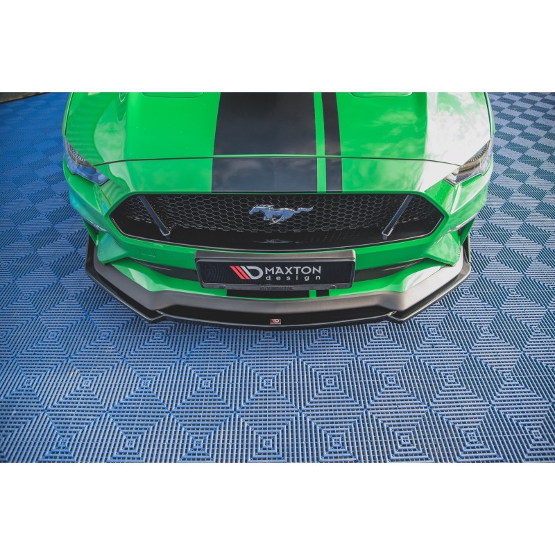 Front Splitter V.2 + Flaps Ford Mustang GT Mk6 Facelift a 526,82 € uniw-FO-MU-6F-GT-FD2G+FSF*11513 chez CAROU TUNING