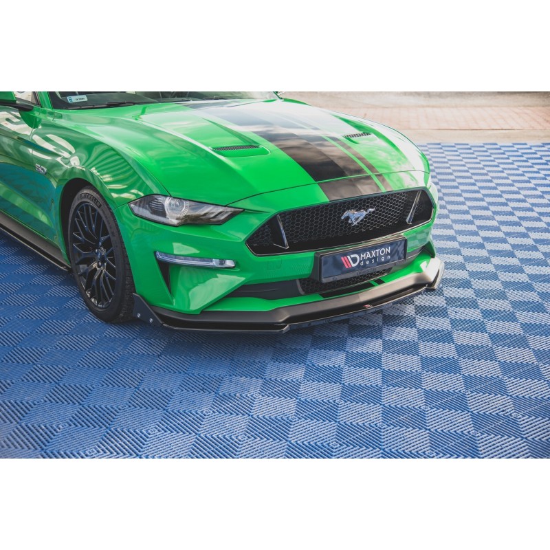 Front Splitter V.2 + Flaps Ford Mustang GT Mk6 Facelift a 526,82 € uniw-FO-MU-6F-GT-FD2G+FSF*11513 chez CAROU TUNING