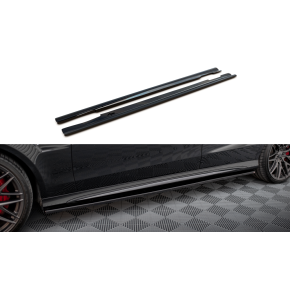 Side Skirts Diffusers Mercedes-Benz E63 AMG / AMG-Line Sedan W212 Facelift a 421,03 € uniw-ME-E-212F-AMG-SD1G*11703 chez CAROU TUNING