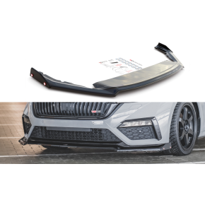 Front Splitter V.2 + Flaps Skoda Octavia RS Mk4 a 526,82 € uniw-SK-OC-4-RS-FD2G+FSF*12042 chez CAROU TUNING