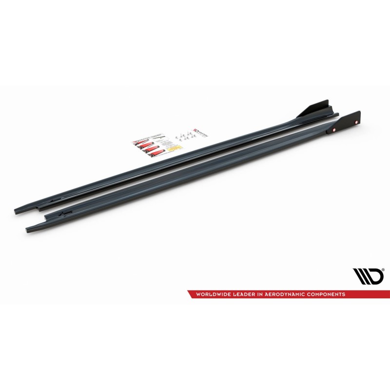 Side Skirts Diffusers V.2 + Flaps Skoda Octavia RS Mk4 a 526,82 € uniw-SK-OC-4-RS-SD2G+SF*12062 chez CAROU TUNING