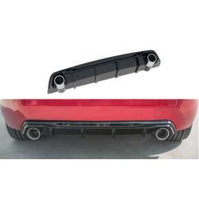 Rear Valance + Exhaust Ends Imitation Peugeot 308 GT Mk2 Facelift a 875,92 € uniw-PE-308-2F-GT-RS1G+BLACK*12103 chez CAROU TUNING