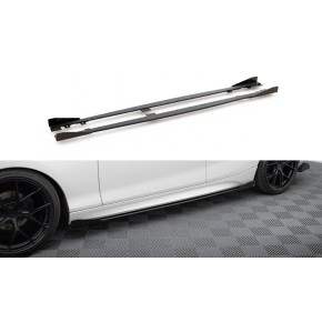 Racing Durability Side Skirts Diffusers V.2 + Flaps for BMW 1 F20 M135i / M140i / M-Pack a 567,02 € uniw-BM1F20FMCNC-SD2BRB+SRF1G*12184 chez CAROU TUNING