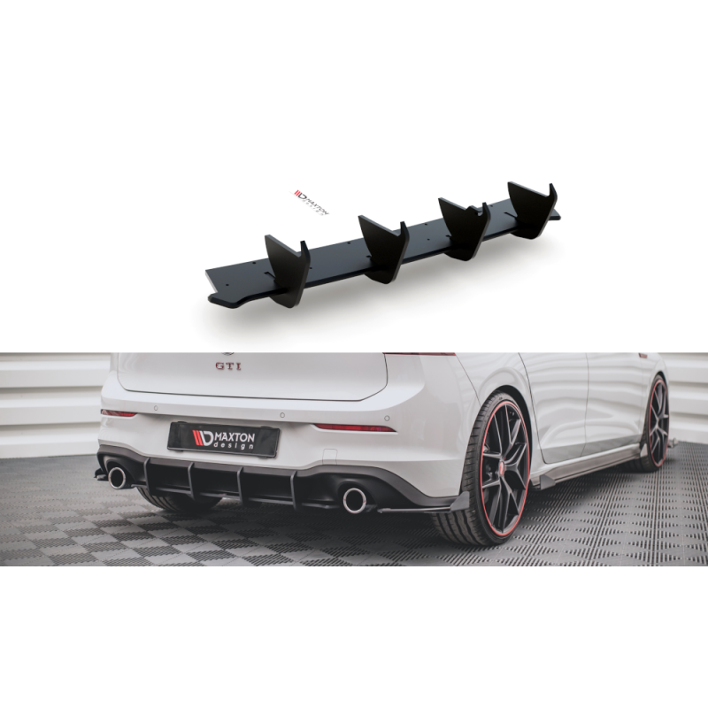 Street Pro Rear Diffuser V.1 Volkswagen Golf GTI Mk8 a 442,19 € uniw-VWGO8GTICNC-RS1BRB*12256 chez CAROU TUNING