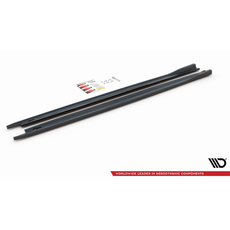 Side Skirts Diffusers V.3 Skoda Octavia RS Mk4 a 421,03 € uniw-SK-OC-4-RS-SD2G*12274 chez CAROU TUNING