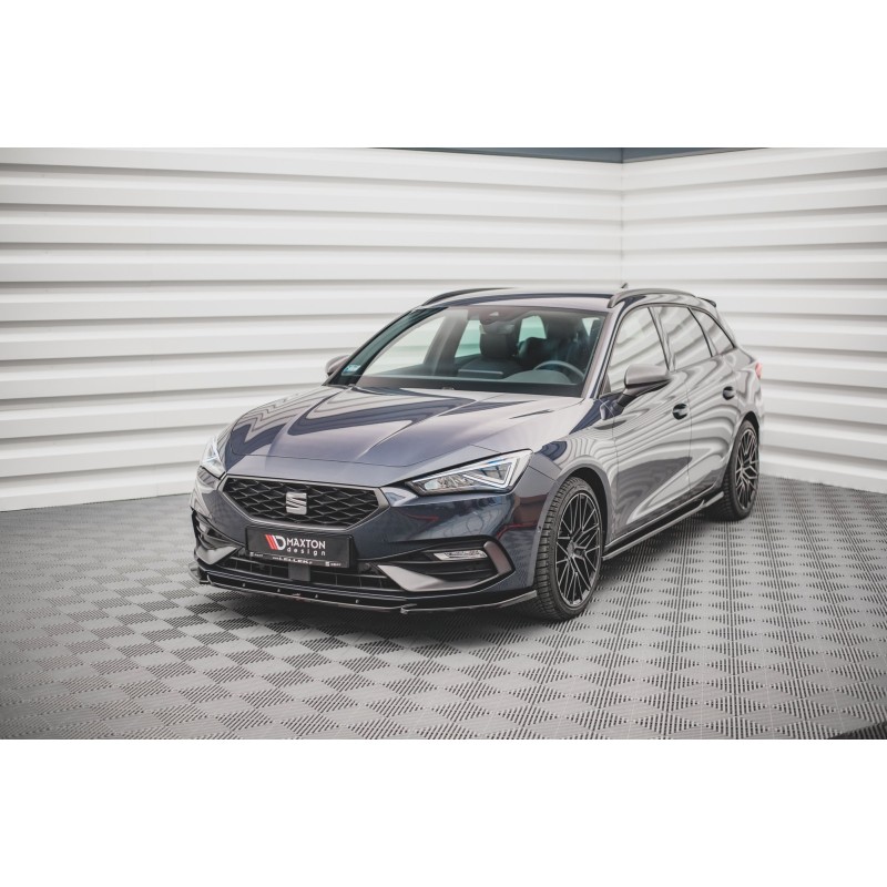 Front Splitter V.2 Seat Leon FR Mk4 a 421,03 € uniw-SE-LE-4-FR-FD2G*12306 chez CAROU TUNING