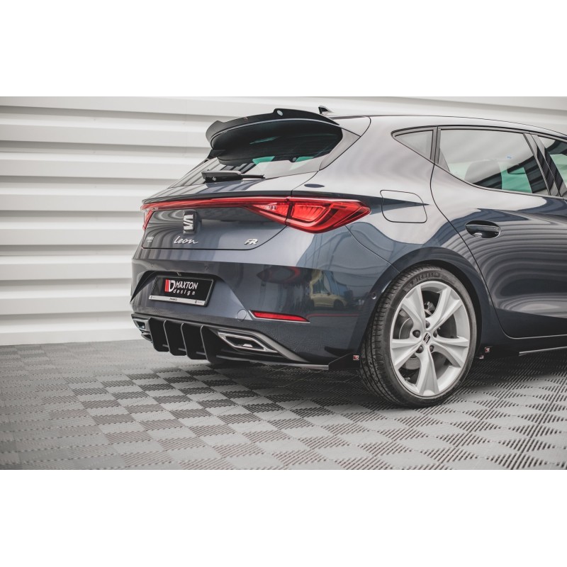 Racing Durability Rear Valance + Flaps Seat Leon FR Hatchback Mk4 a 609,34 € uniw-SELE4FRCNC-RS1B+BRBI+RSF1G*12680 chez CAROU TUNING