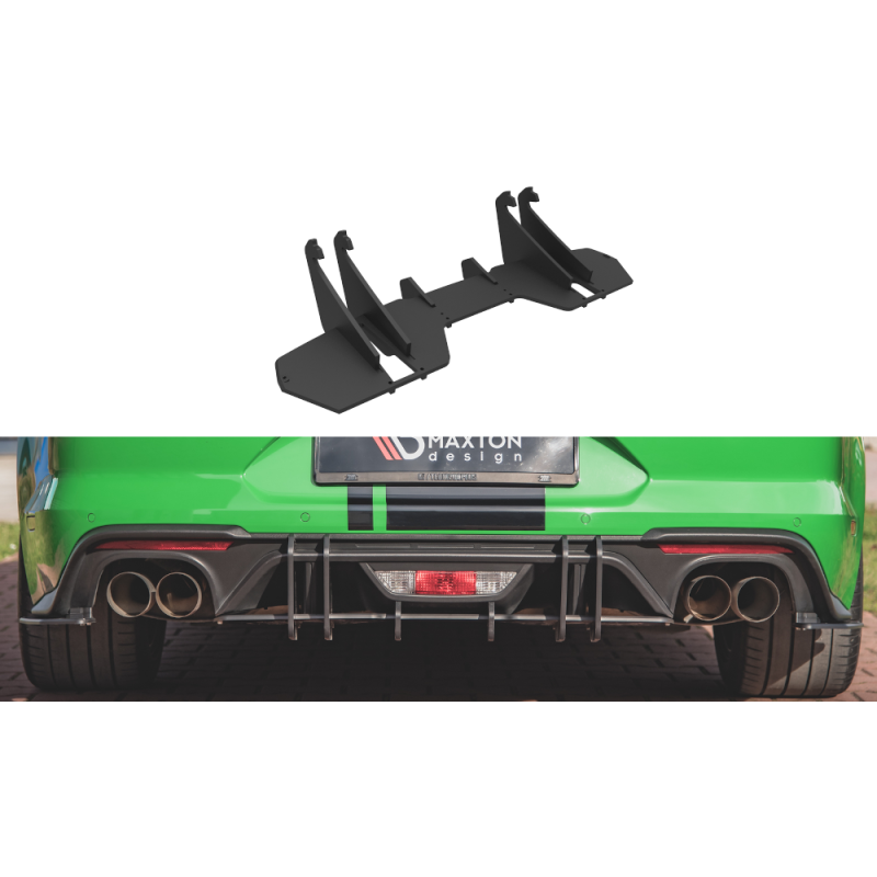 Street Pro Rear Diffuser Ford Mustang GT Mk6 Facelift a 442,19 € uniw-FOMU6FGTCNC-RS1BRB*12833 chez CAROU TUNING