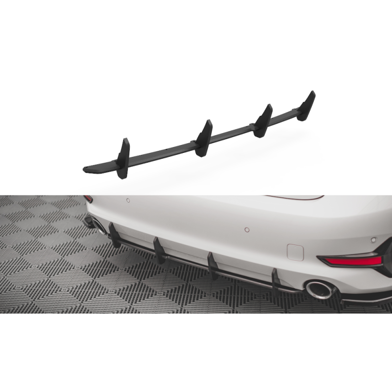 Street Pro Rear Diffuser BMW 3 G20 / G21 a 442,19 € uniw-BM320CNC-RS1B+BRBI*13402 chez CAROU TUNING
