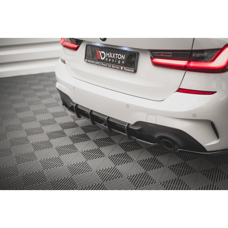 Street Pro Rear Diffuser BMW 3 G20 / G21 M-Pack a 357,56 € uniw-BM320MPACKCNC-RS1B*13425 chez CAROU TUNING