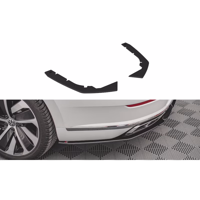 Street Pro Rear Side Splitters Volkswagen Arteon R-Line Facelift a 145,99 € uniw-VWAR1FRLINECNC-RSD1B*13505 chez CAROU TUNING