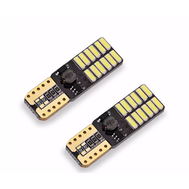 Paire Ampoule LED T10 Canbus Brillantes 24-SMD pour Voiture 24V. a 10,00 € 24-SMD T10 chez CAROU TUNING