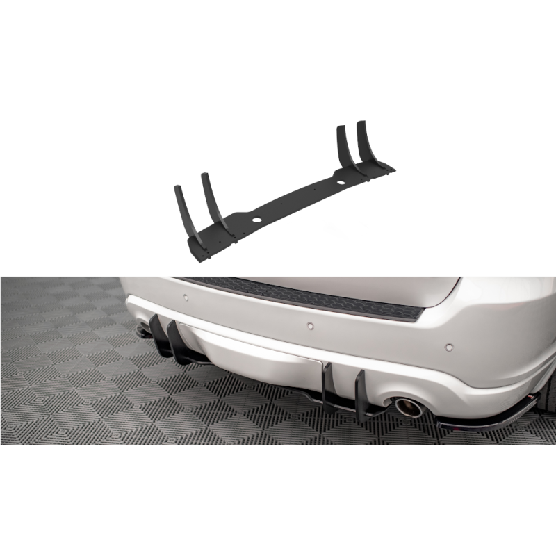 Street Pro Rear Diffuser V.1 Dodge Durango RT Mk3 a 442,19 € uniw-DODU3RTCNC-RS1BRB*13853 chez CAROU TUNING