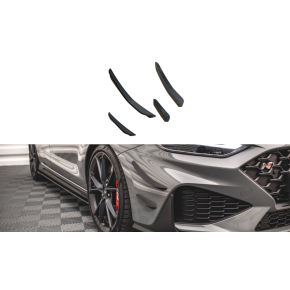 Front Bumper Wings (Canards) Hyundai I30 N Hatchback/Fastback Mk3 Facelift a 209,46 € uniw-HY-I30-3F-N-CAN1*13909 chez CAROU TUNING
