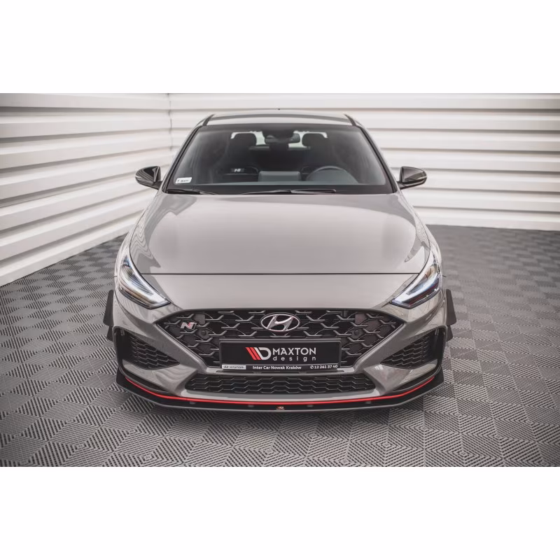 Front Bumper Wings (Canards) Hyundai I30 N Hatchback/Fastback Mk3 Facelift a 209,46 € uniw-HY-I30-3F-N-CAN1*13909 chez CAROU TUNING