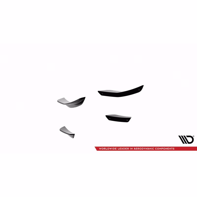 Front Bumper Wings (Canards) Hyundai I30 N Hatchback/Fastback Mk3 Facelift a 209,46 € uniw-HY-I30-3F-N-CAN1*13909 chez CAROU TUNING